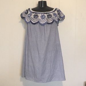 NAOO Sleeveless Summer Dress 100% Cotton Size M
